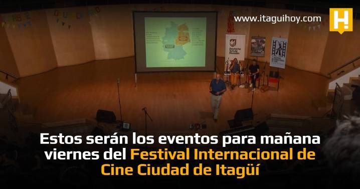 Estos serán los eventos para mañana viernes del Festival Internacional de Cine Ciudad de Itagüí