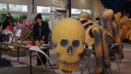 Artesanos comienzan a dar forma a las Catrinas de Atlixco 2025