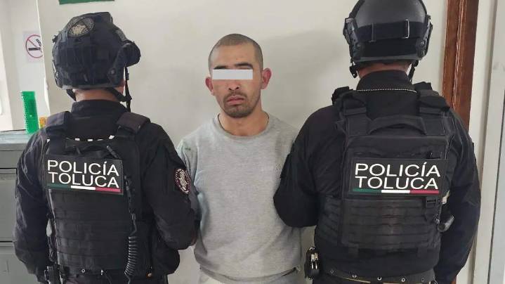 Capturan a ‘El Dragón’ en Toluca, acusado de robos y asaltos