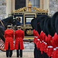 Trump's UK state visit gets political after royal welcome