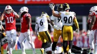 Steelers force five turnovers, top Patriots 21