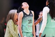 Liberty hoping Breanna Stewart will be 'OK' after sustaining knee injury