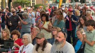 Local residents gather to remember Charlie Kirk
