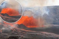 ‘Volnado’ spins skyward as Hawaii’s Kīlauea volcano erupts