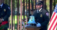 Columns added to a St. Paul memorial remembering six fallen firefighters