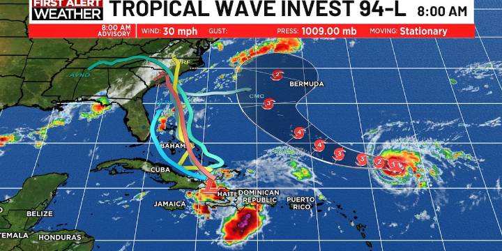 First Alert Weather: Tropical Update for September 26, 2025
