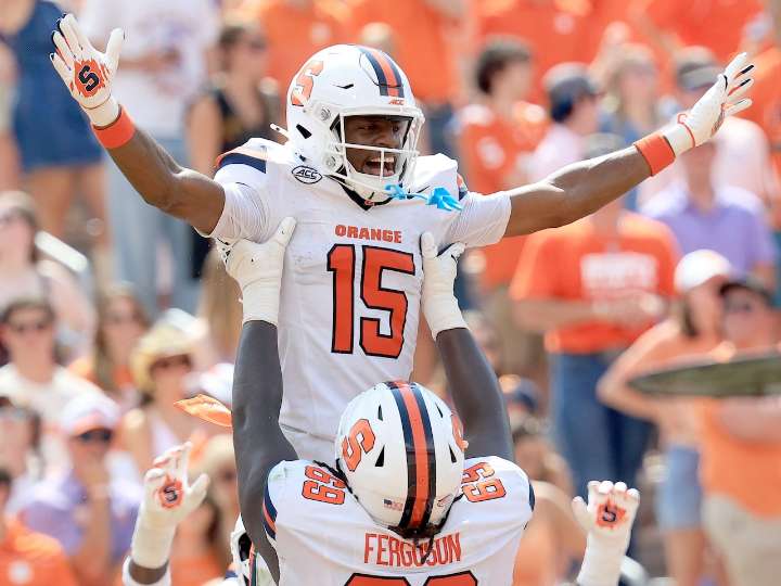 Syracuse Football grabs landmark win at Clemson but loses starting QB Steve Angeli