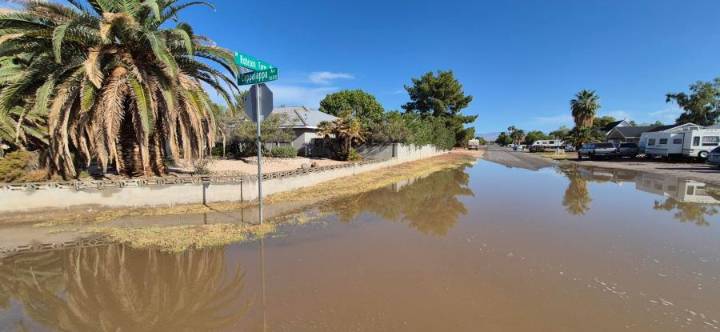 PHOTOS: Late night storms brought flooding to northeast Clark County