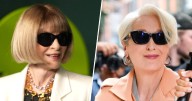 Meryl Streep's Miranda Priestly Meets Anna Wintour at Milan Fashion Week
