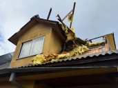FOTOS Y VIDEOS. Impactantes imágenes de tornado en Linares: dejó 150 viviendas dañadas y postes eléctricos caídos