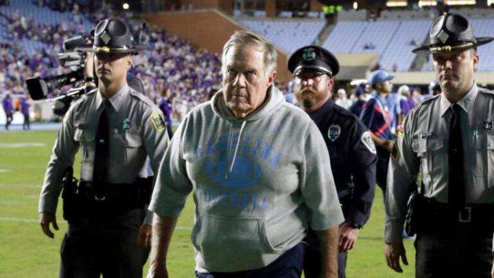 Belichick’s coaching debut with UNC ends with blowout loss to TCU
