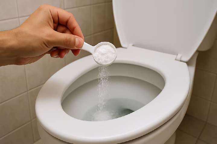 Para qué sirve tirar sal y bicarbonato de sodio al inodoro