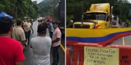 Nuevo bloqueo en la Vía al Llano: transportadores cerraron el paso para vehículos por el cobro de peajes