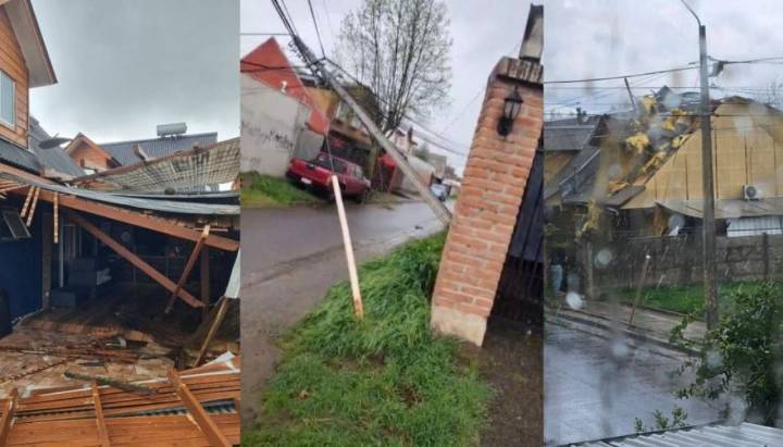 Tornado causa estragos en Linares y deja a múltiples clientes sin electricidad