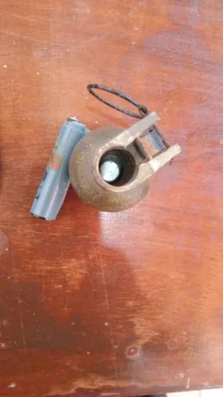 Hallaron una granada en el patio de una vivienda en Leandro N. Alem