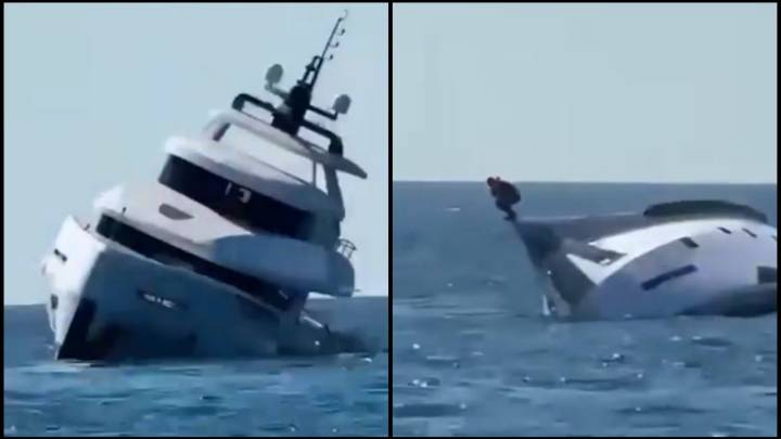 Yate de lujo se hunde a 15 minutos de zarpar, era su viaje de inauguración