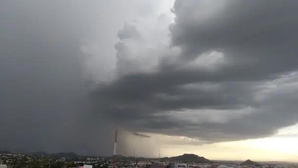 Pronóstico de lluvias y vientos en Sonora por monzón y Mario