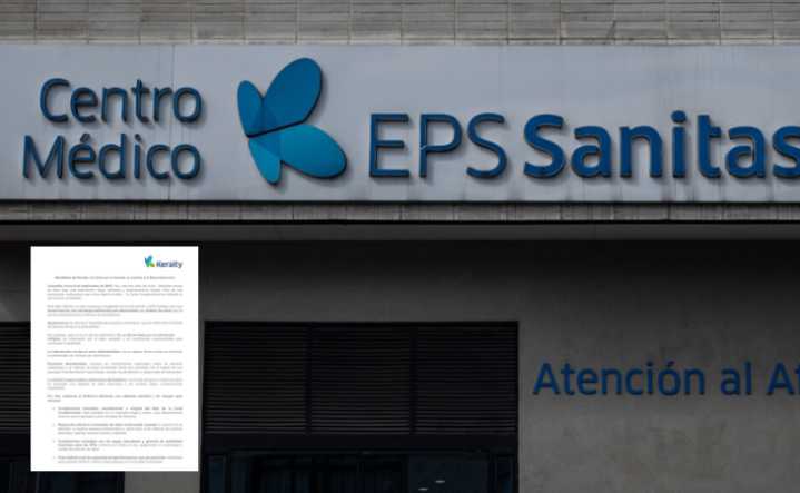 Reparar daños a la EPS Sanitas exige Keralty al Gobierno nacional