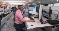 Staff in United's "nerve center" at Denver International Airport work around the clock during busy summer season
