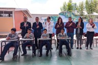 Entrega SEPH mobiliario y equipamiento a escuelas de Alfajayucan