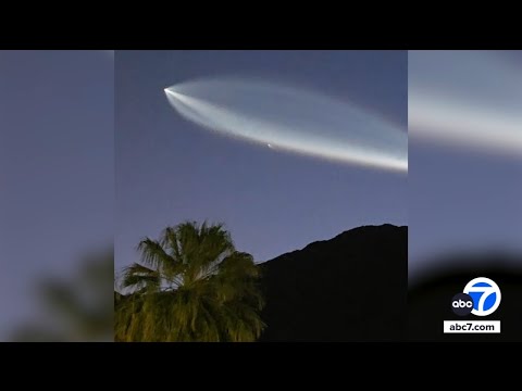 SpaceX rocket launch lights up SoCal skies