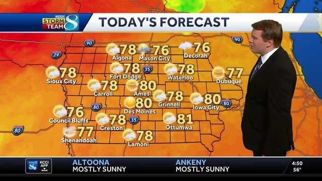 Des Moines weather: Summer warmth today before a fall chill arrives