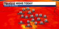 Highs reach near or above the average around the ArkLaTex this afternoon!