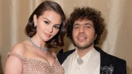 Unveiling details about Selena Gomez's spray-painted dress for Benny Blanco's wedding