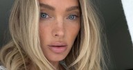 Elsa Hosk Freed The Nip In A See-Through Dress & Looked So Radiant