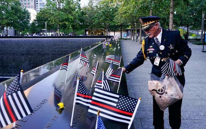 Solemn tributes held under blue skies as NYC marks 24th anniversary of 9/11 attacks