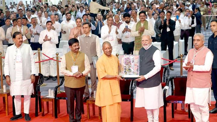 PM Modi Interacts With Women Entrepreneurs In Greater Noida, Hails UP’s Transformation