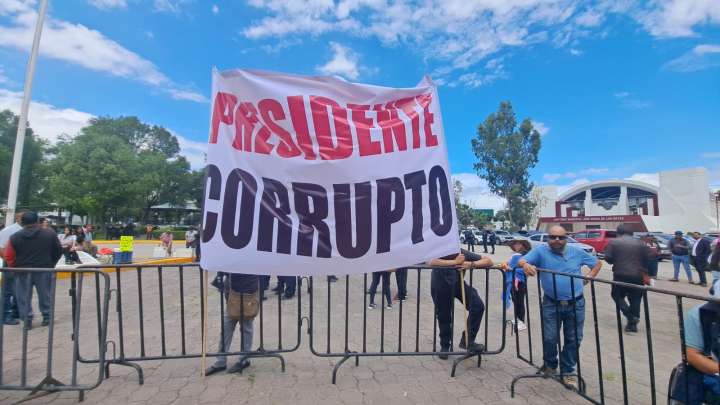 Protestas en Tula contra la Ley de Ingresos 2026