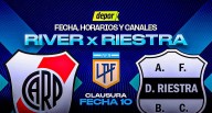 River vs. Riestra: fecha, horarios y canales de TV por Liga Profesional Argentina