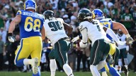 Jordan Davis reaches fastest speed for 330 pounder since 2017 on blocked FG TD return