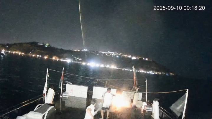 La Global Sumud Flotilla denuncia un segundo ataque con un dron contra su embarcación más grande en Túnez