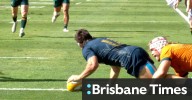 Pumas burn Wallabies with 'electric' try