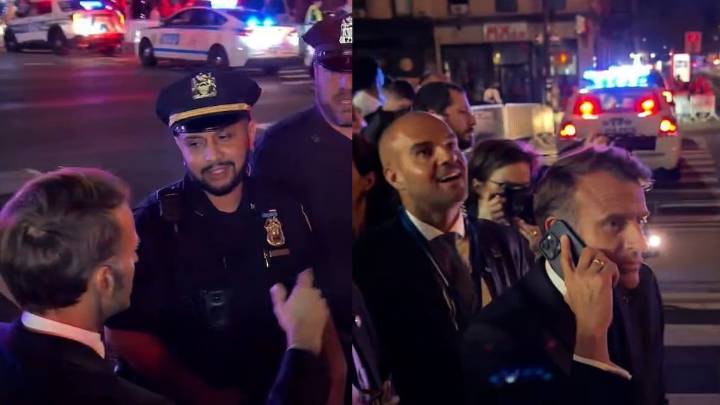 Emmanuel Macron llama a Donald Trump para pedir ayuda tras ser retenido por la policía en Nueva York