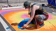Parking spots used as colorful protest against Florida crackdown on rainbow crosswalks