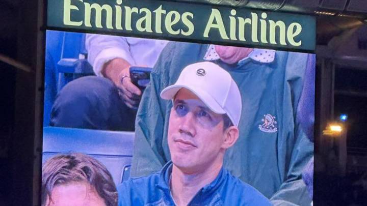 "Ladrón, corrupto, terrorista": Pillan a Guaidó pasándola bomba en palco VIP del Arthur Ashe Stadium de Nueva York y lo destruyen en redes