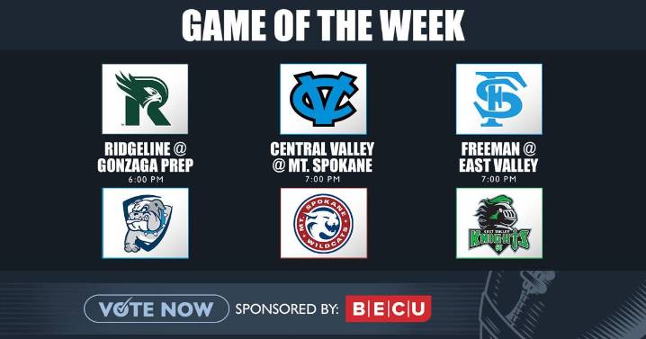 Vote on this week's high school football Game of the Week!