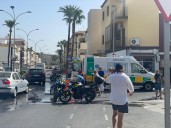 Una colisión entre motocicletas deja una herida leve en María Auxiliadora