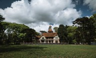 El nuevo espacio verde del sur con una casona del siglo XX