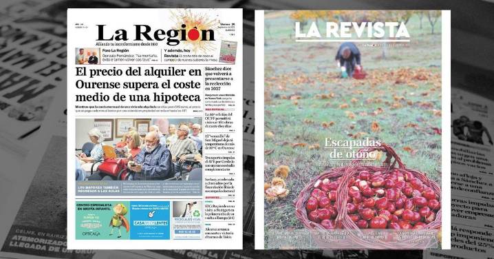 La portada de La Región de este viernes, 26 de septiembre
