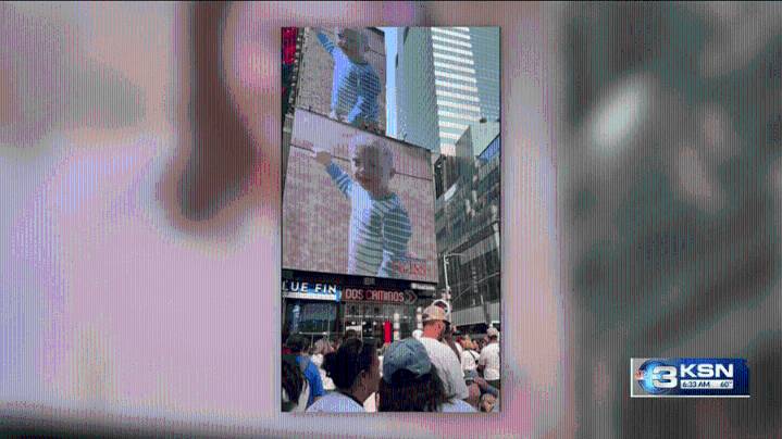 National Down Syndrome Society features Andover boy in Times Square