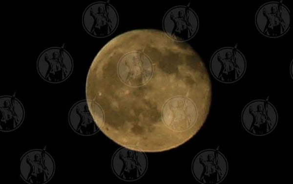 Espectáculo natural, luna llena del mes de septiembre