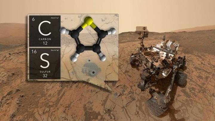 Detectan moléculas orgánicas en Marte