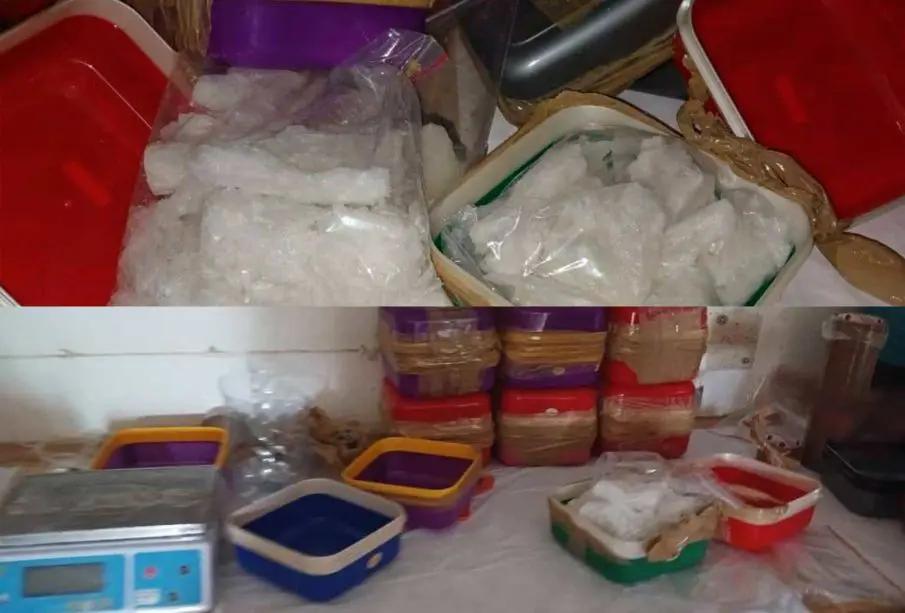 Cinco mexicanos detenidos en Sudáfrica tras desmantelar laboratorio de metanfetamina