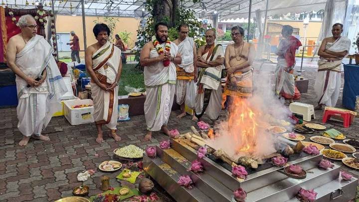 SDBBS Hosts Annual Chandi Homa 2025 with Devotion, Community Spirit, and Recognition of Young Achievers