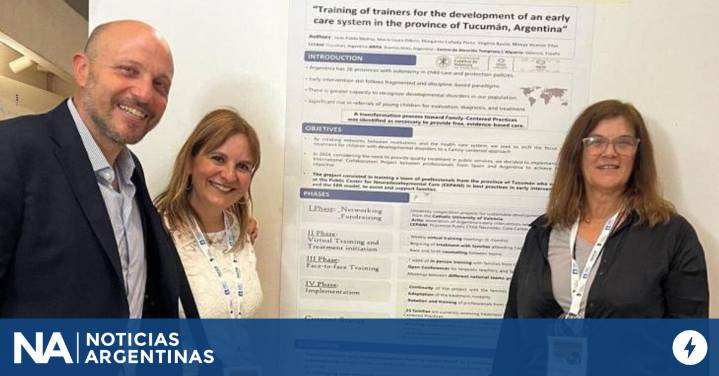 Orgullo: un médico argentino presentó en Portugal un proyecto en intervención temprana