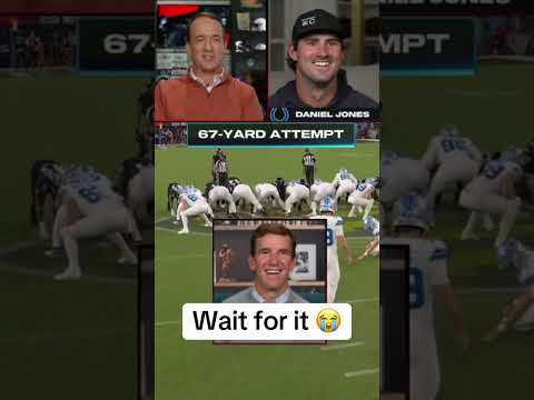 Eli knew what he was doing 😅